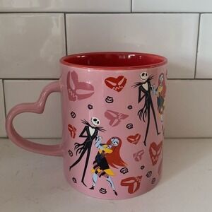 Disney Nightmare Before Christmas Jack Sally Love Valentine's Coffee Mug - NWOT